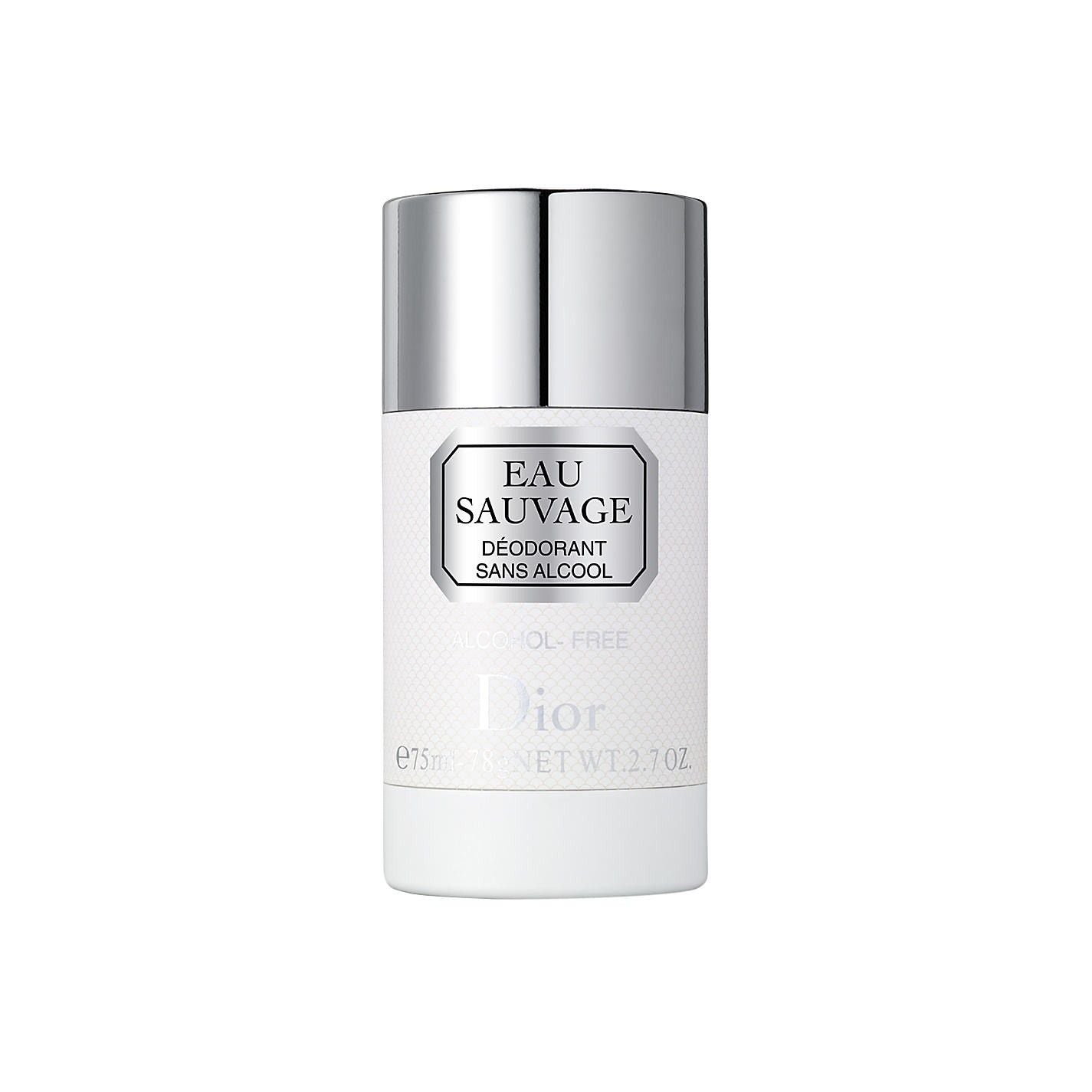 Christian Dior, Eau Sauvage, Antiperspirant, Deodorant stick, Pentru femei, 75 g
