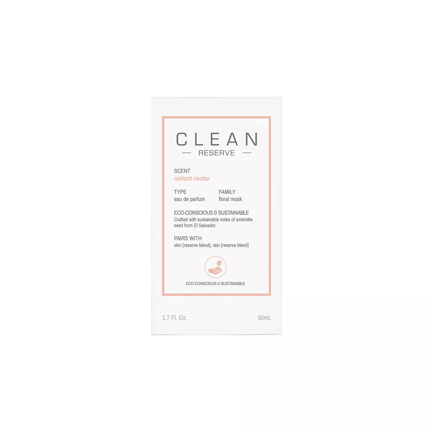 Clean, Reserve - Radiant Nectar, Apă de parfum, Unisex, Reumplere, Reincărcabilă, 50 ml