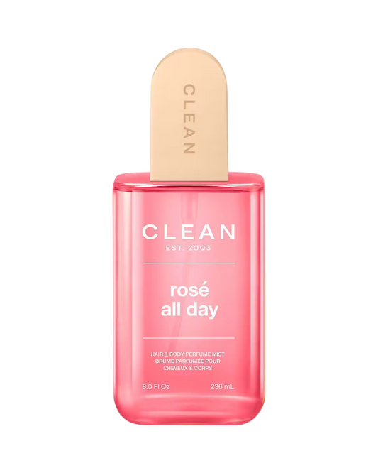 Clean, Rose All Day, Ceață parfumată pentru păr, Pentru femei, 236 ml