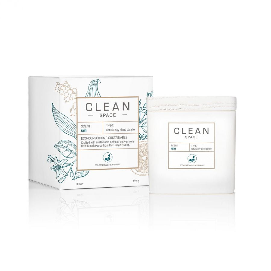 Clean, Space Rain, Lumânare parfumată, 227 g