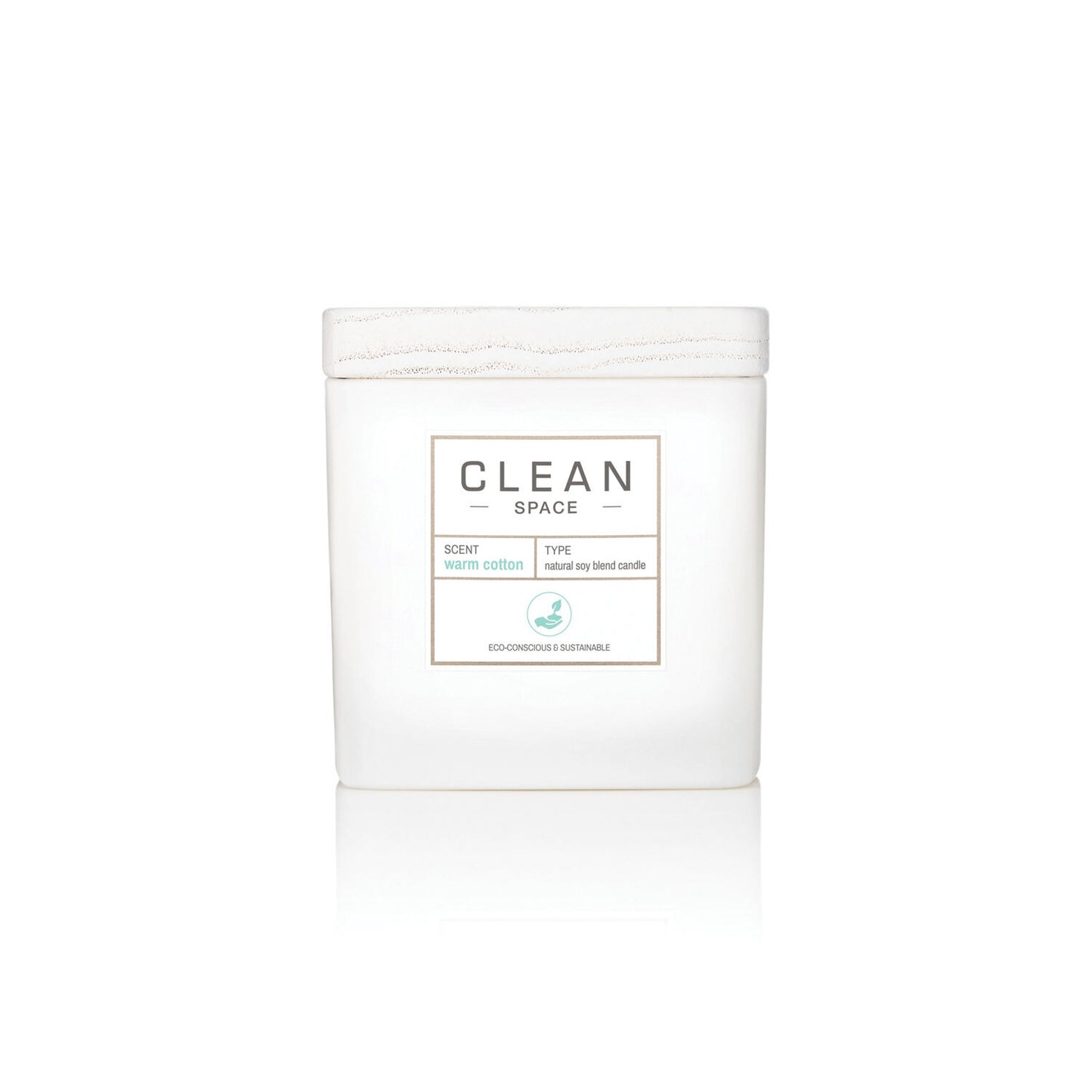 Clean, Space Warm Cotton, Lumânare parfumată, 227 g