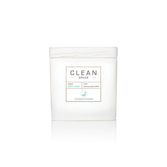 Clean, Space Warm Cotton, Lumânare parfumată, 227 g