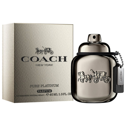 Coach, Pure Platinum, Extract de parfum, Pentru bărbați, 40 ml