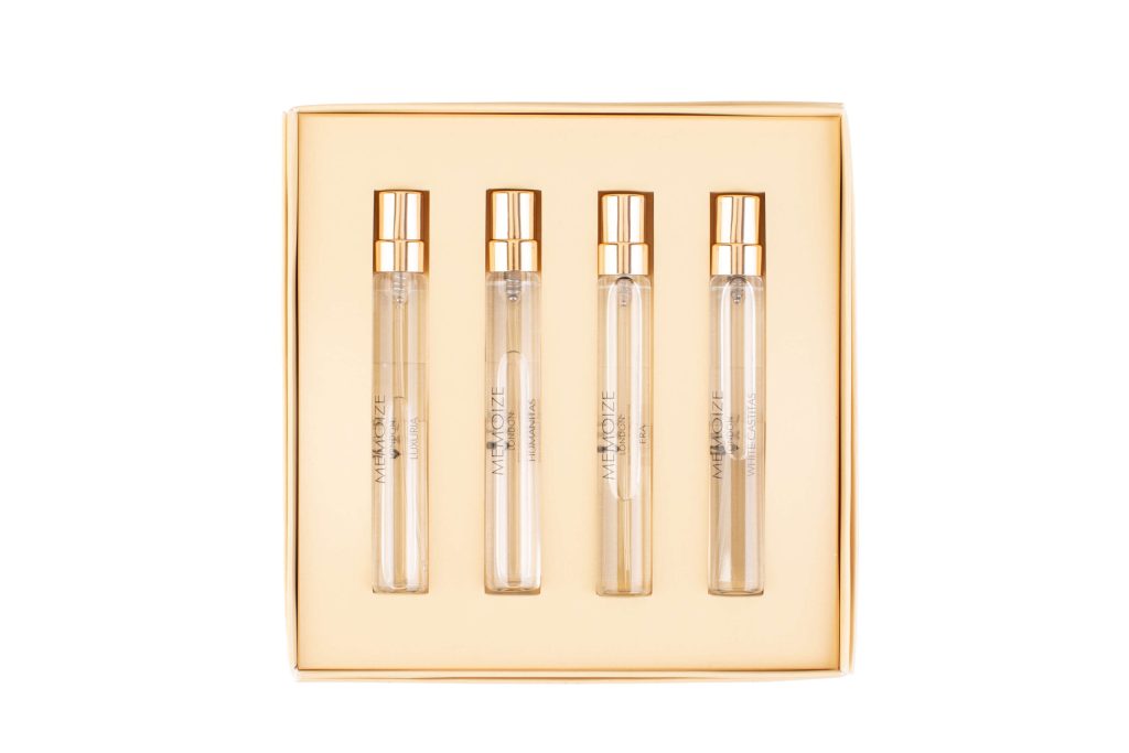 Collection III Set Memoize: Luxuria, Extract de parfum, Unisex, 7.5 ml + White Castitas, Extract de parfum, Unisex, 7.5 ml + Era, Extract de parfum, Unisex, 7.5 ml + Humanitas, Extract de parfum, Unisex, 7.5 ml