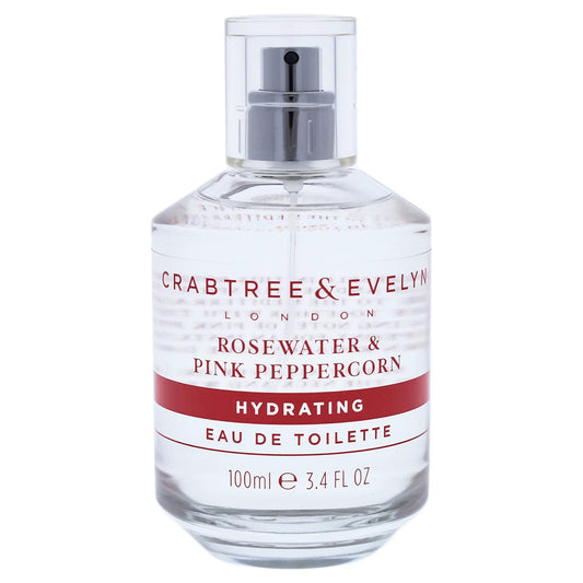 Crabtree & Evelyn, Rosewater & Pink Peppercorn, Apa de toaleta, Femei, 100 ml