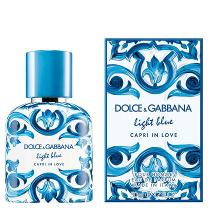 Dolce & Gabbana, Light Blue Capri In Love, Apă de parfum, Pentru bărbați, 50 ml