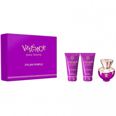 Versace Dylan Purple pour Femme Eau de Parfum 50ml + Body Lotion 50ml + Shower Gel 50ml