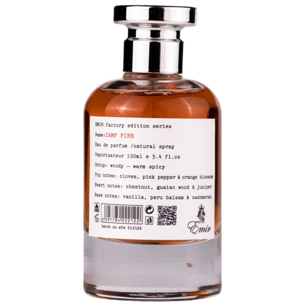 Emir, Camp Fire Factory Edition, Apa de parfum, Unisex, 100 ml