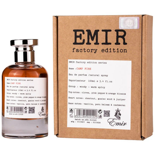 Emir, Camp Fire Factory Edition, Apă de parfum, Unisex, 100 ml