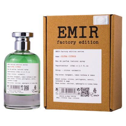 Emir, Ultra Citrus Factory Edition, Apă de parfum, Unisex, 100 ml