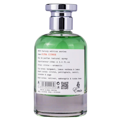 Emir, Ultra Citrus Factory Edition, Apă de parfum, Unisex, 100 ml