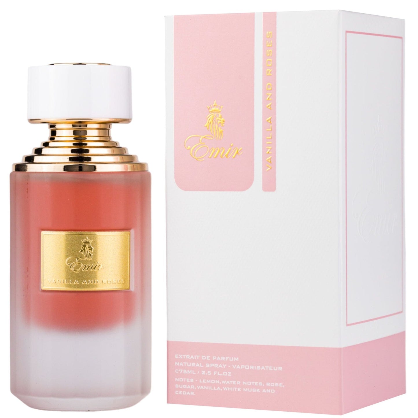 Emir, Vanilla & Roses, Apă de parfum, Pentru femei, 75 ml