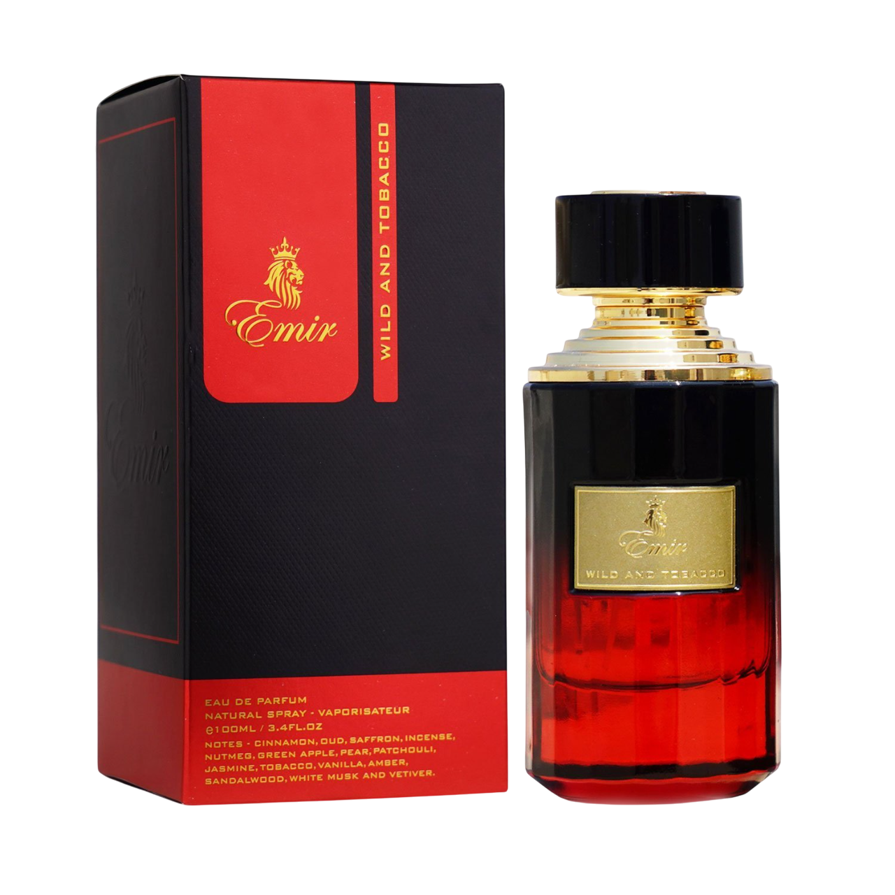 Emir, Wild & Tobacco, Apă de parfum, Unisex, 75 ml