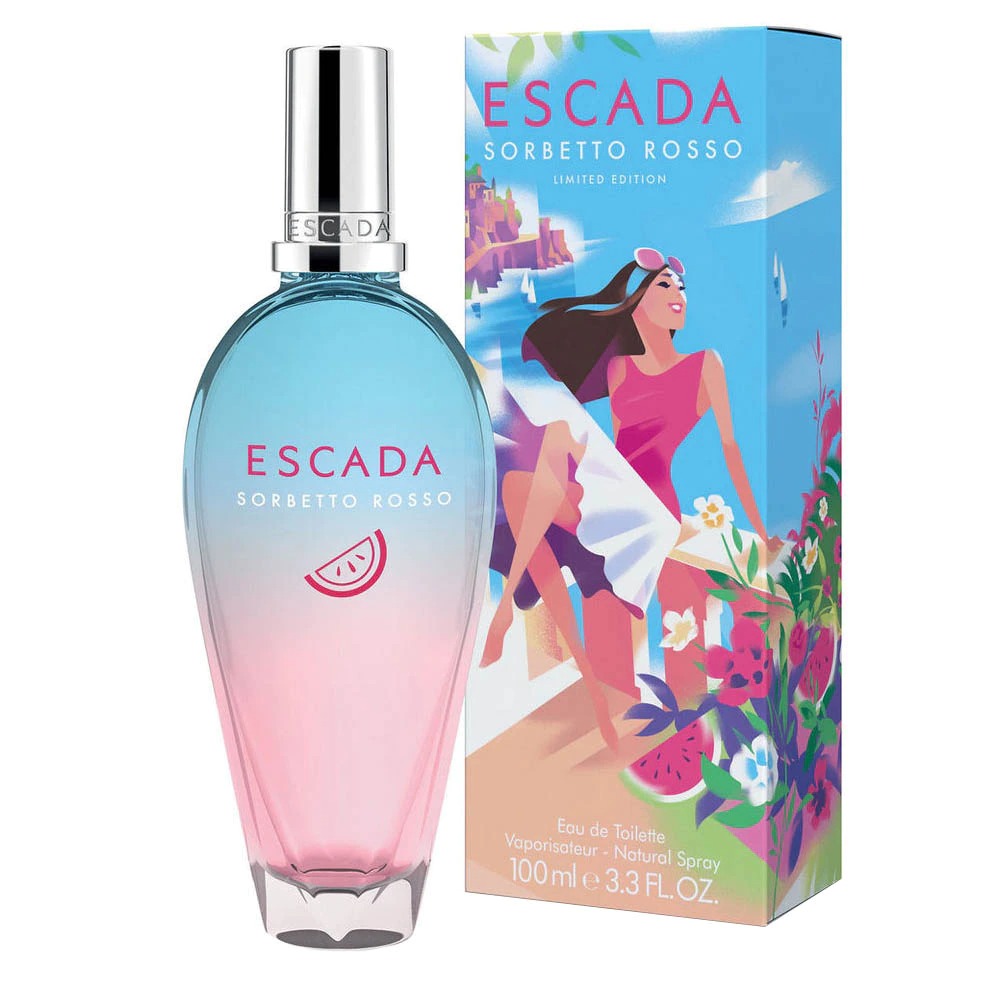 Escada, Summer Limited Edition - Sorbetto Rosso, Apa de toaleta, Femei, 100 ml