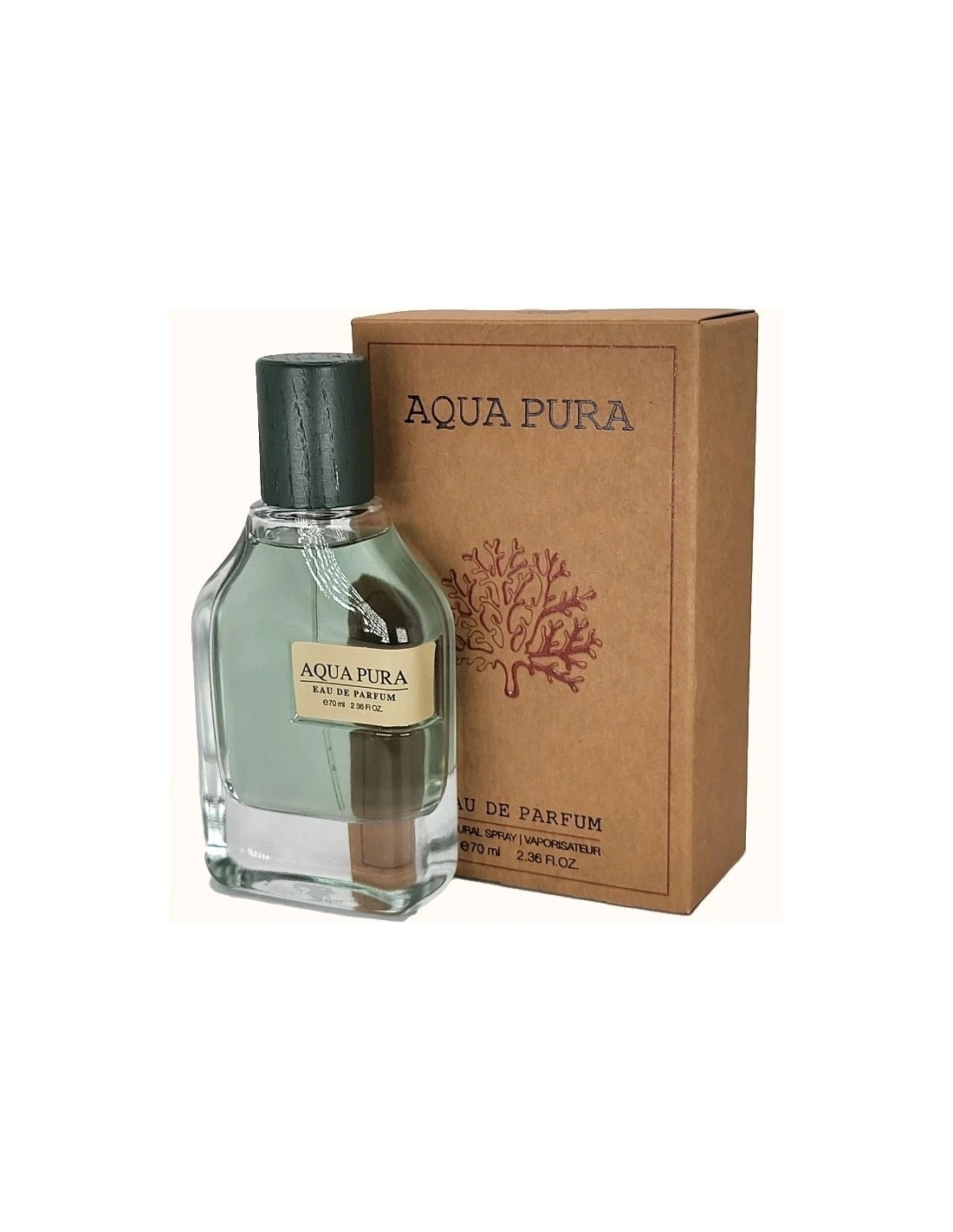 Fragrance World, Aqua Pura, Apa de parfum, Unisex, 70 ml