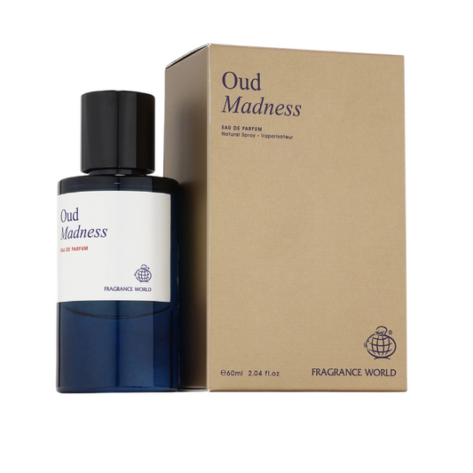 Fragrance World, Oud Madness, Apă de parfum, Unisex, 60 ml