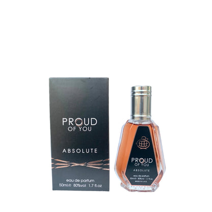 Fragrance World, Proud of You Absolute, Apa de parfum, Barbati, 50 ml