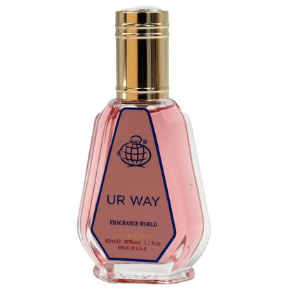 Fragrance World, UR Way Perfume, Apă de parfum, Pentru femei, 50 ml