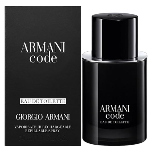 Giorgio Armani, Code, Apa de toaleta, Barbati, Refillable, 50 ml
