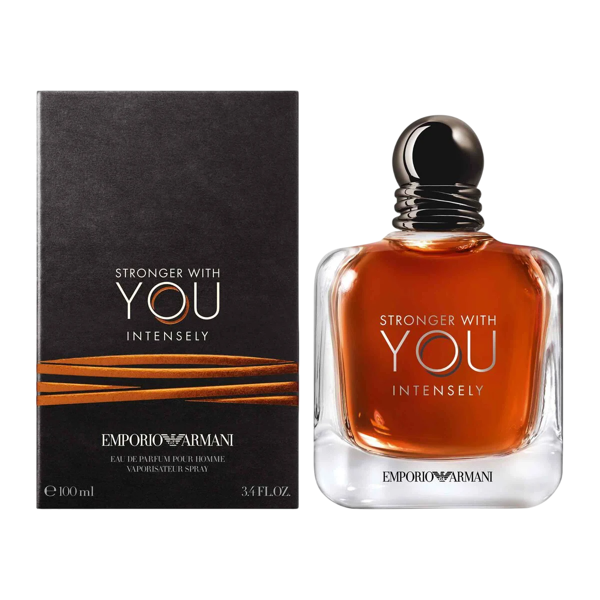 Giorgio Armani, Stronger With You Intensely, Apa de parfum, Barbati, 100 ml