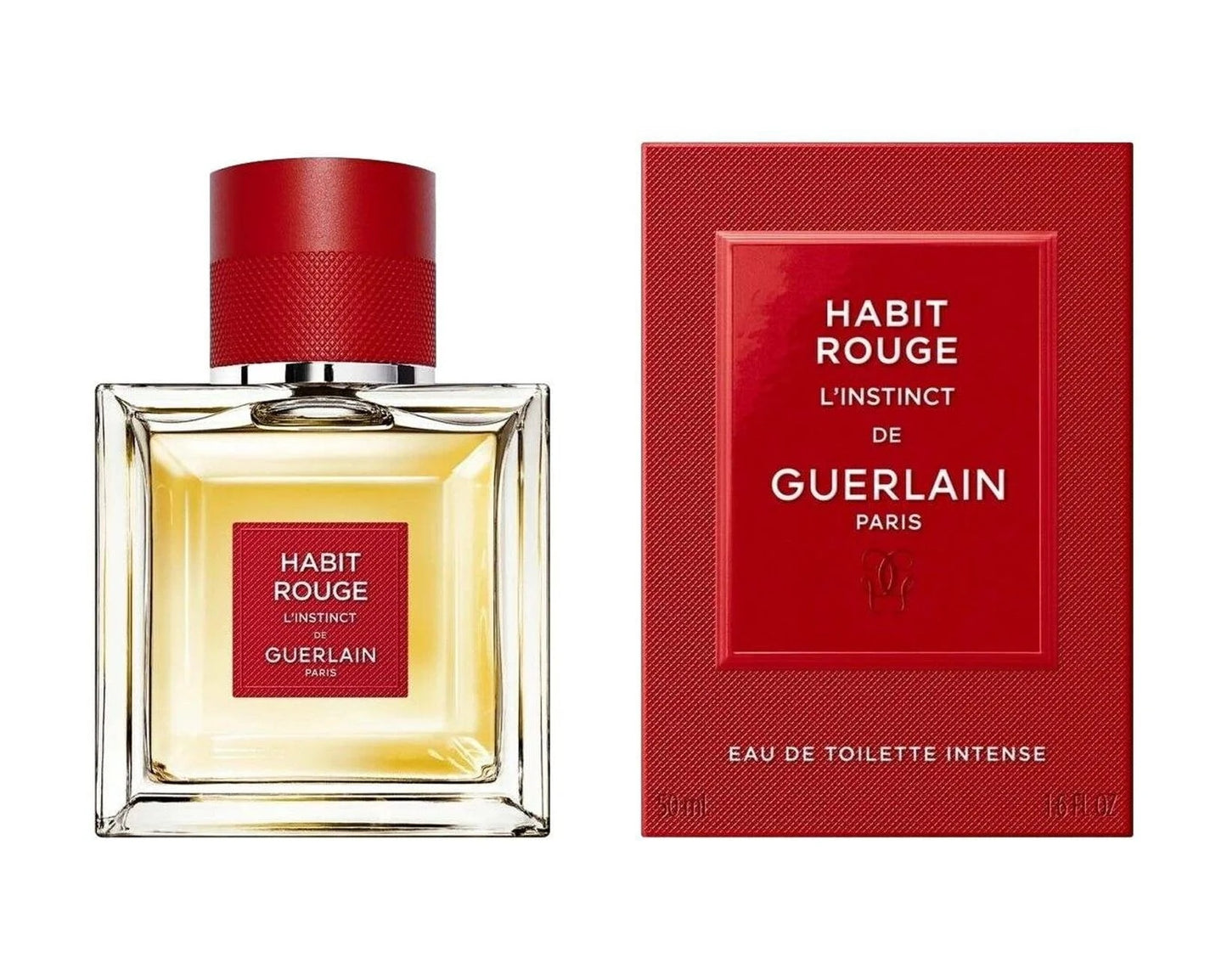 Guerlain, Habit Rouge, Eau De Toilette, Barbati, 50 ml
