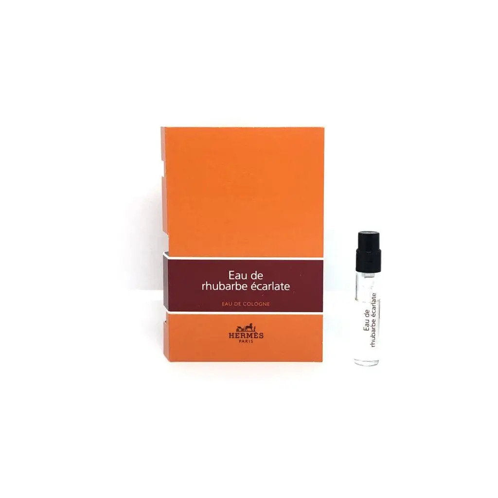 Hermes, Eau de Rhubarbe Ecarlate , Apă de Colonie, Unisex, Individual, 2 ml Flacon