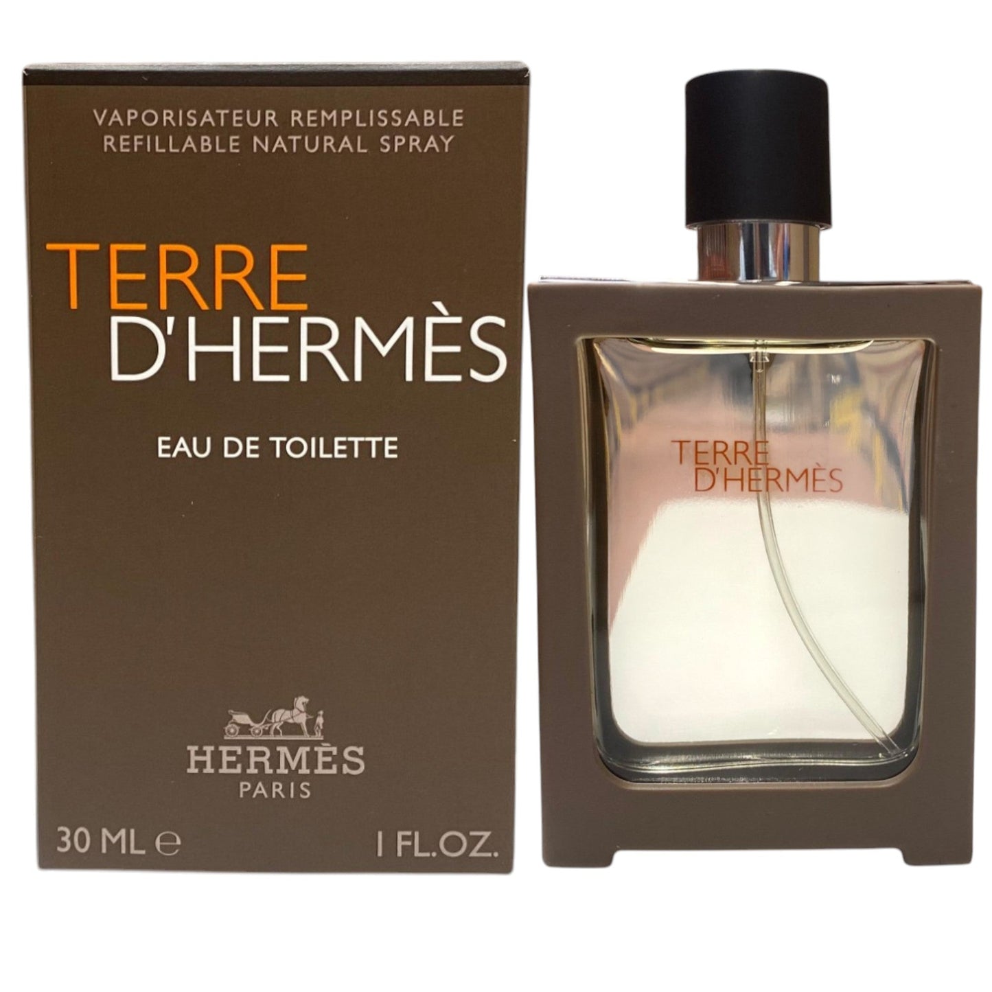 Hermes, Terre d'Hermes, Apa de Toaleta, Barbati, Refillable, 30 ml