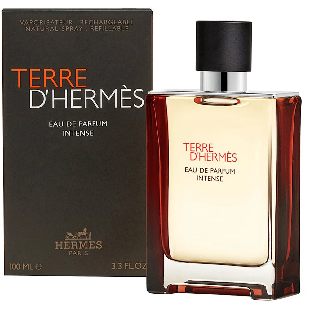 Hermes, Terre d'Hermes Intense, Apă de parfum, Pentru bărbați, Reincărcabilă, 100 ml