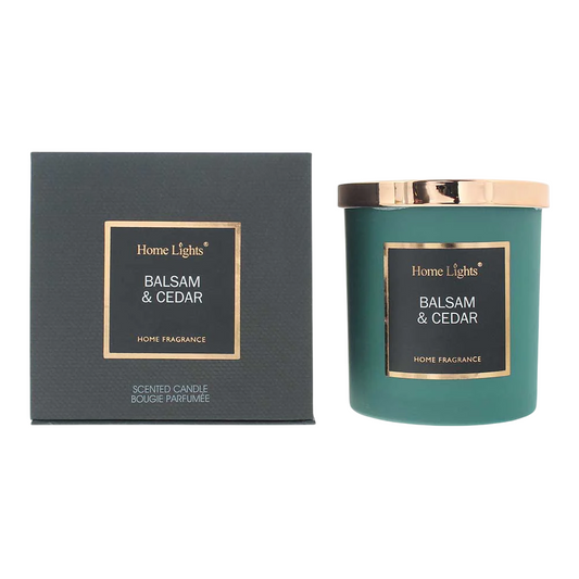 Home Lights, Balsam & Cedar, Lumânare parfumată, 215 g