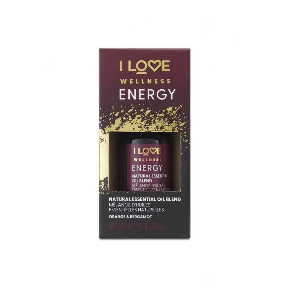 I Love, Wellness Energy, Portocală & Bergamot, Ulei esențial, 10 ml