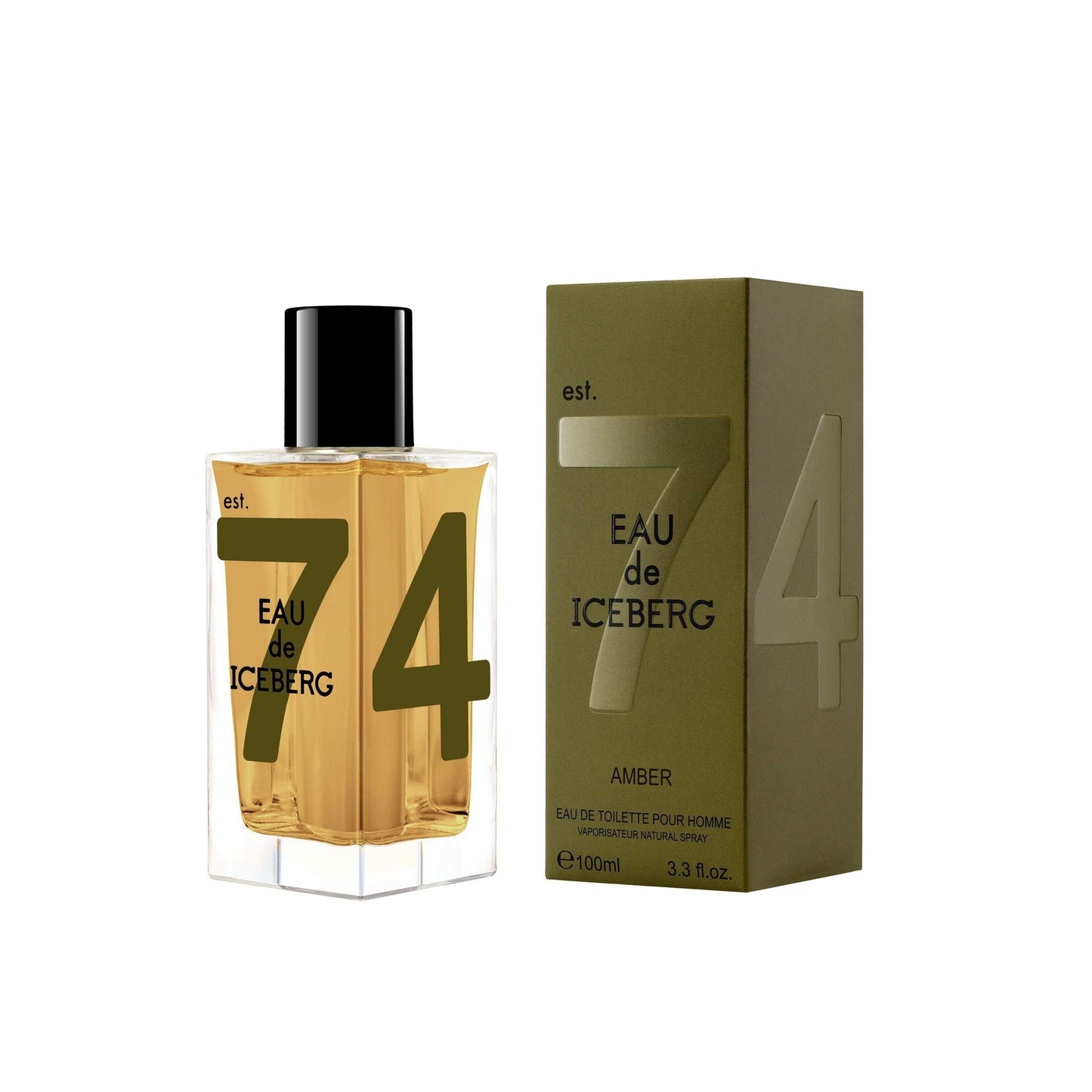 Iceberg, Eau de Iceberg 74 Amber, Apa de toaleta, Barbati, 100 ml
