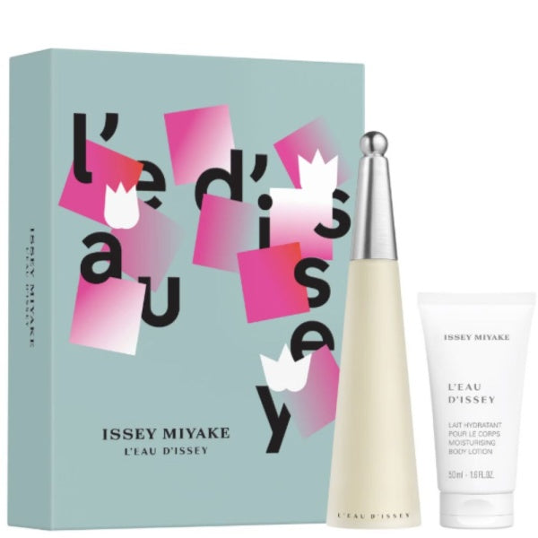 Set Issey Miyake: L'Eau d'Issey, Apa de toaleta, Femei, 50 ml + L'Eau d'Issey, Moisturizing, Body Lotion, 50 ml