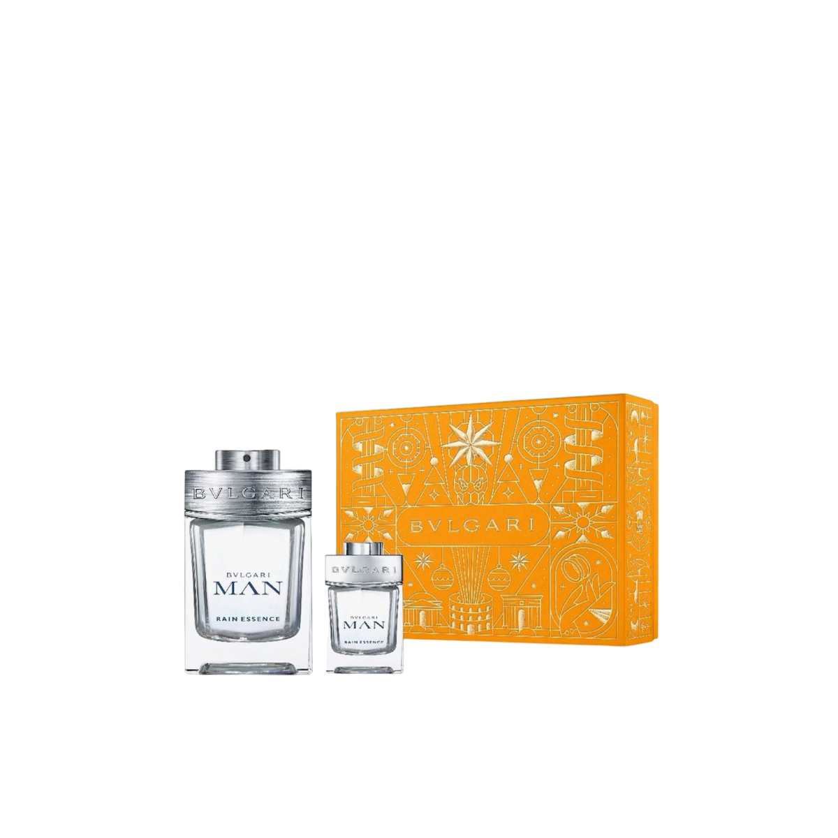 Juice Fragrance Xmas 2024 Set Bvlgari: Rain Essence, Apa de parfum, Barbati, 100 ml + Rain Essence, Apa de parfum, Barbati, 15 ml *Miniature