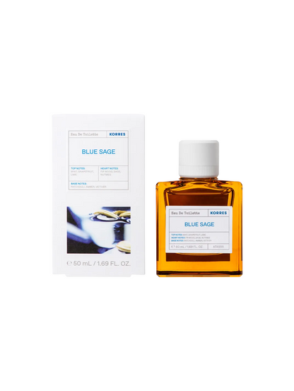 Korres, Blue Sage, Eau De Toilette, Barbati, 50 ml