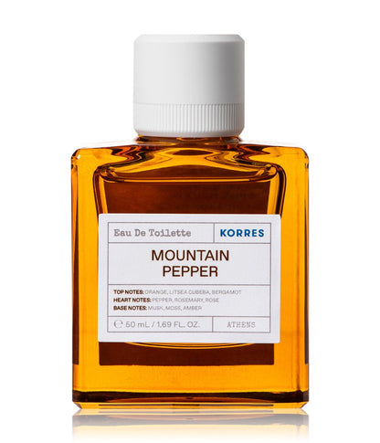 Korres, Mountain Pepper, Apa de toaleta, Unisex, 100 ml
