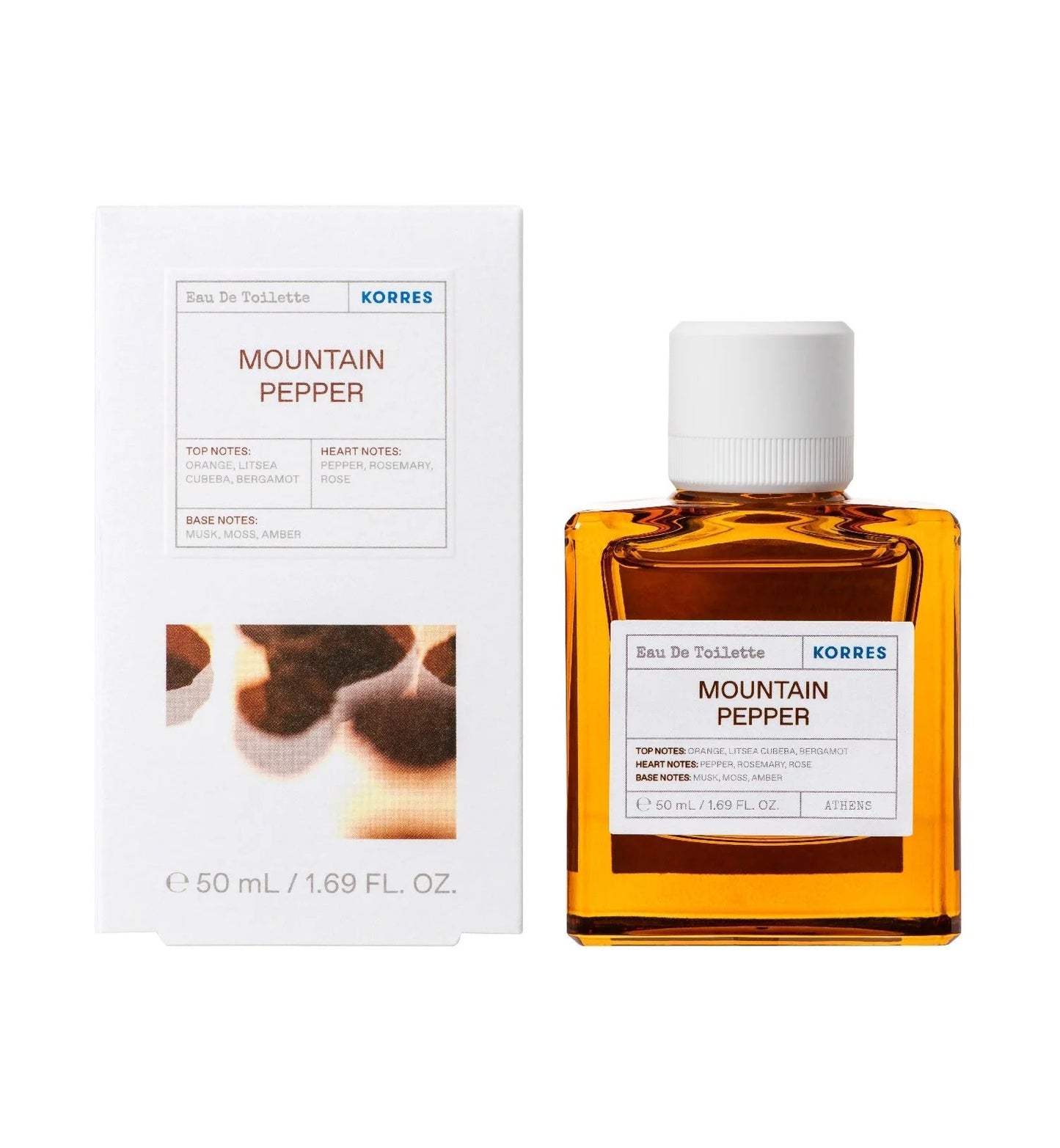 Korres, Mountain Pepper, Apa de toaleta, Unisex, 100 ml