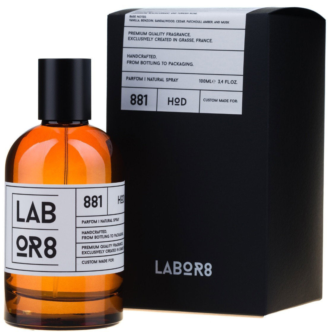 LABOR8, Hod 881, Apă de parfum, Unisex, 100 ml