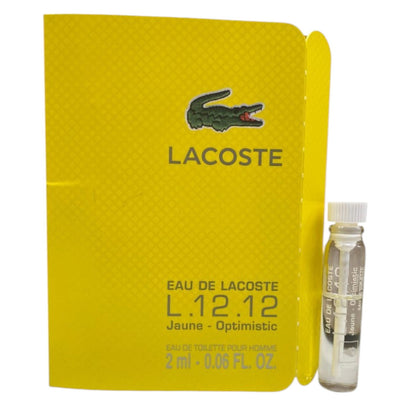 Lacoste, Eau de Lacoste L.12.12 Jaune - Optimistic, Apă de toaletă, Pentru bărbați, 2 ml Flacon