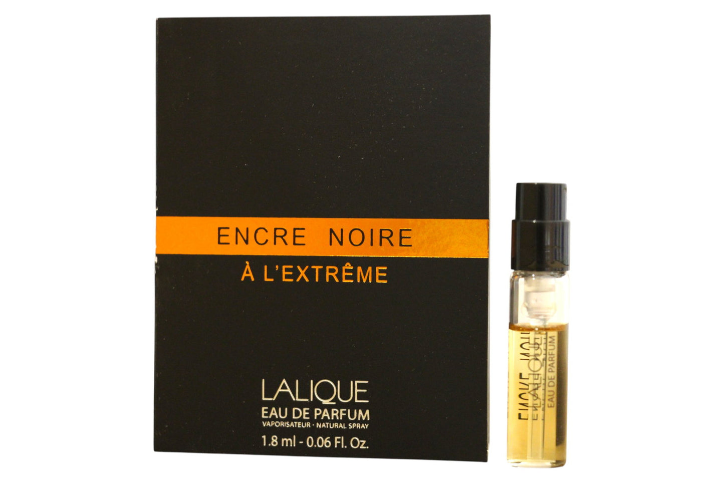 Lalique, Encre Noire A L'Extreme, Apă de parfum, Pentru bărbați, 1.8 ml Flacon