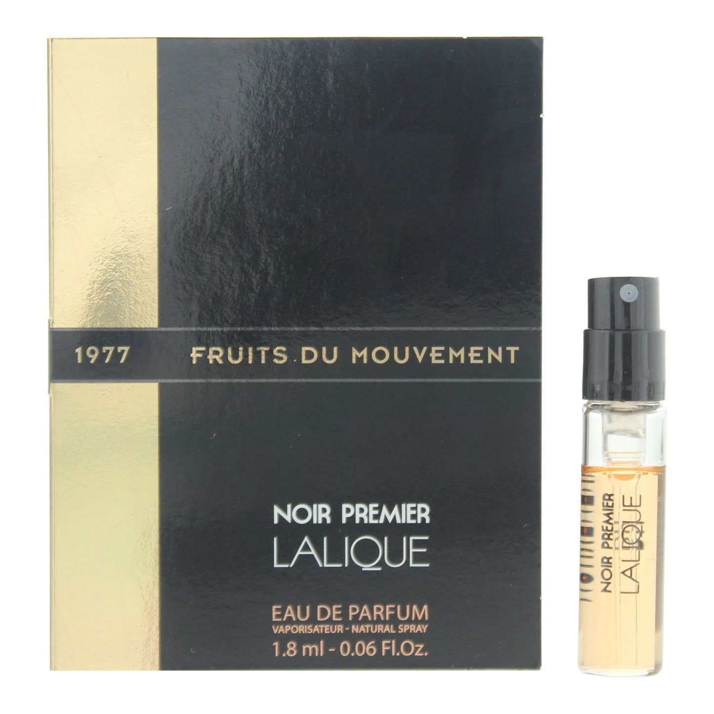 Lalique, Noir Premier - Fruits du Mouvement, Apă de parfum, Unisex, 1.8 ml Flacon