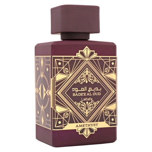 Lattafa, Bade`e al Oud Amethyst, Apa de parfum, Barbati, 100 ml