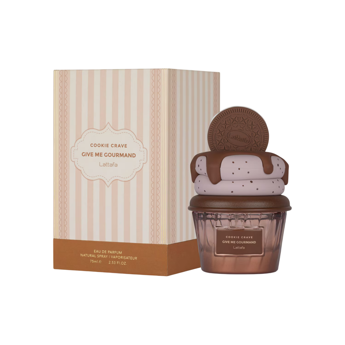 Lattafa, Give Me Gourmand Cookie Crave, Apă de parfum, Unisex, 75 ml