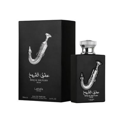 Lattafa, Ishq Al Shuyukh Silver, Apa de parfum, Unisex, 100 ml