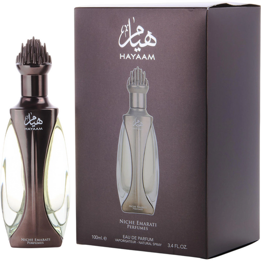 Lattafa, Niche Emarati Hayaam, Apa de parfum, Unisex, 100 ml