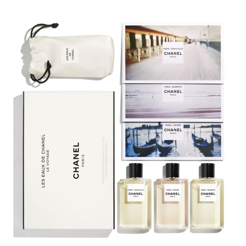 Les Eaux De Chanel Set Chanel: Paris – Deauville, Apa de Toaleta, Femei, 30 ml + Paris – Venise, Apa de Toaleta, Femei, 30 ml + Paris – Biarritz, Apa de Toaleta, Femei, 30 ml