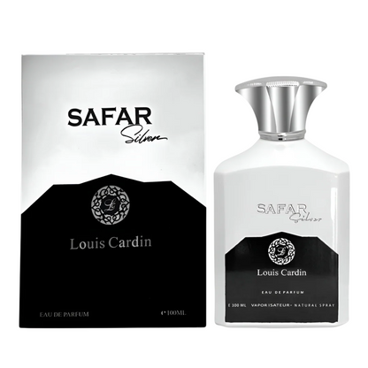 Louis Cardin, Safar Silver, Eau De Parfum, Barbati, 100 ml