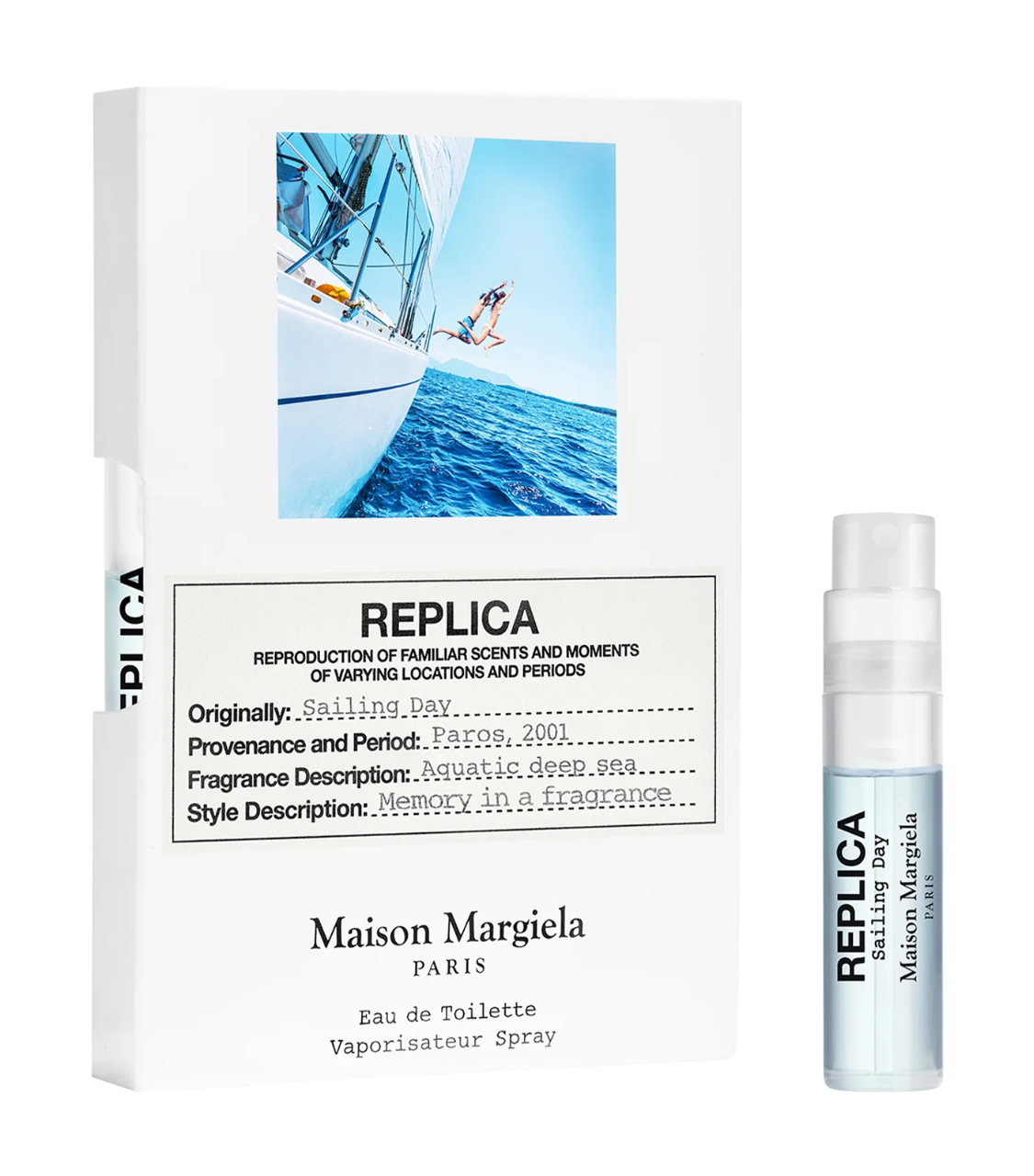 Maison Margiela, Replica Sailing Day, Apă de toaletă, Unisex, 1.2 ml Flacon