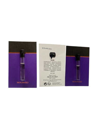Molinard, Les Elements Collection - Cuir, Apă de parfum, Pentru femei, 1 ml Flacon
