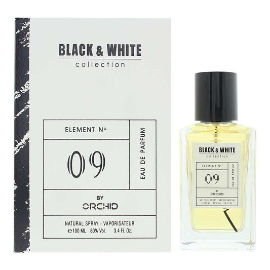 Orchid, Black & White Collection-Element No. 09, Apa de parfum, Unisex, 100 ml