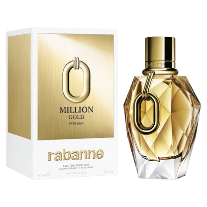 Paco Rabanne, Million Gold, Apă de parfum, Pentru femei, Reincărcabilă, 90 ml